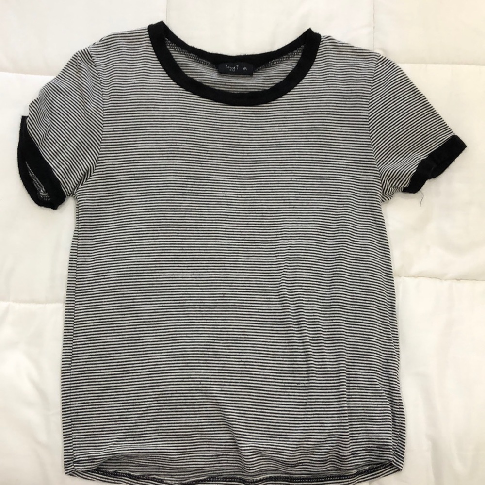 thrifted love J striped tee